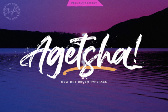 Agethsa: A Graceful Script Font for Editorial Design