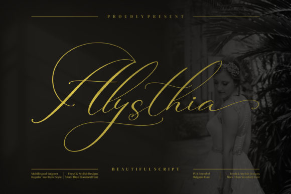 Alysthia: A Premium Script Font for Elegant Branding