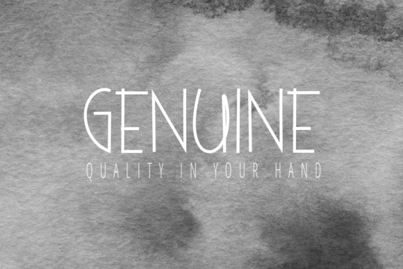 Boost Your Campaign with Genuine: A Versatile Handwritten Font