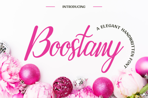 Boostany: A Delicate and Elegant Handwritten Font for Designers