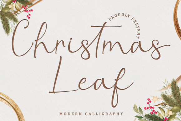 Christmas Leaf: The Perfect Script Font for Eye-Catching Campaigns