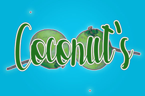 Coconuts: A Handwritten Font for Polished Branding