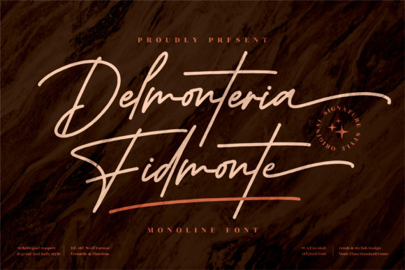 Delmonteria Fidmonte: A Font for Refined Editorial Design