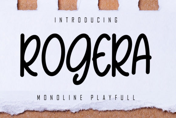 Discover Rogera: A Charming Handwritten Font for Editorial Design