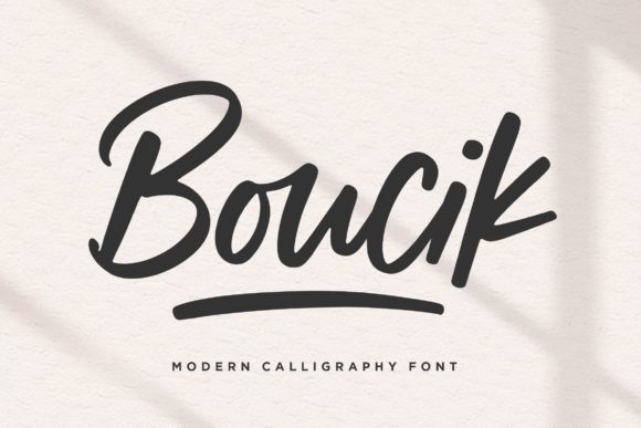 Discovering Boucik: A Modern Script Font for Editorial Design