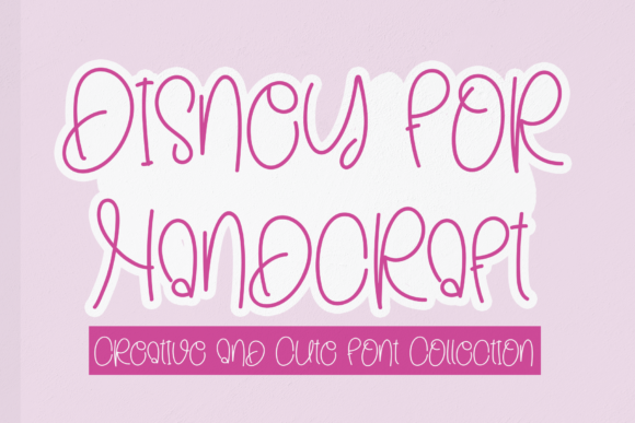 Disney for Handcraft: A Charming Script Font
