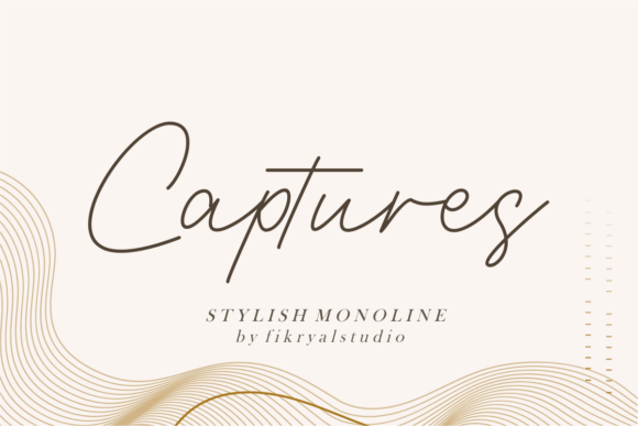 Enhance Your Brand with Captures: A Timeless Handwritten Font
