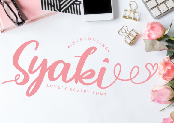 Enhance Your Brand with Syaki: A Sweet and Luxurious Font