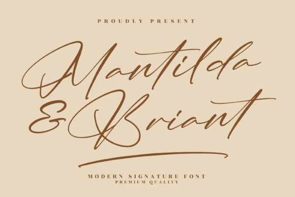 Exploring Mantilda Briant: A Charming Script Font for Branding