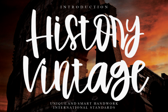 History Vintage: A Font for Elegant Editorial Design
