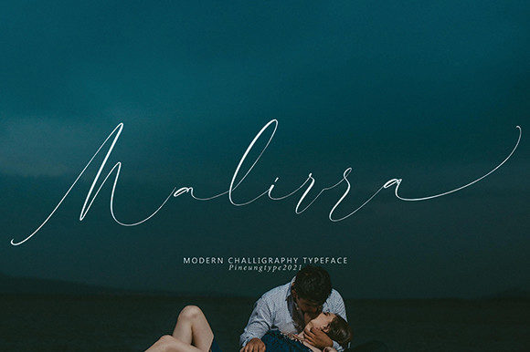 Malirra: An Elegant Script Font for Editorial Design