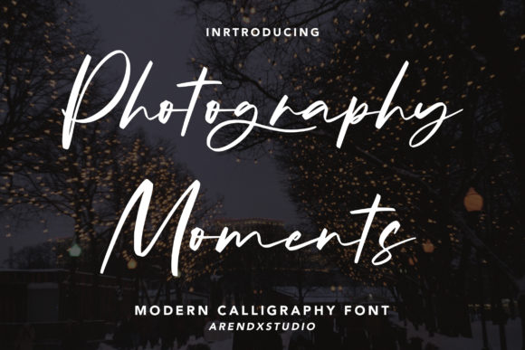 Photography Moments: A Versatile Script Font for Elegant Branding