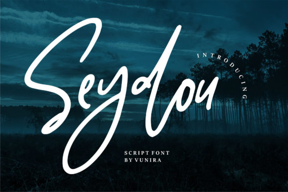 Seydou: A Cool, Asymmetrical Handwritten Font for Creative Branding