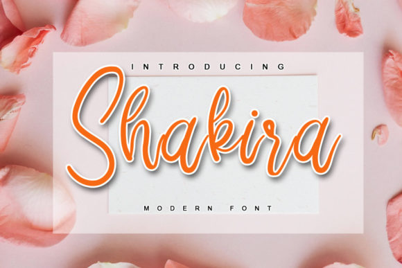 Shakira: A Whimsical Handwritten Font for Creative Projects