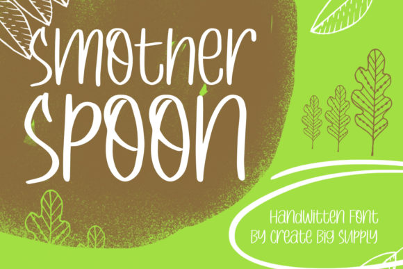 Smother Spoon: A Handwritten Font for Editorial Charm