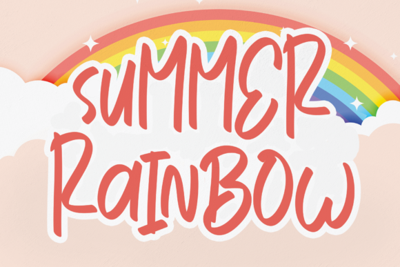 Summer Rainbow: An Editorial Designer's Review of a Playful Script Font