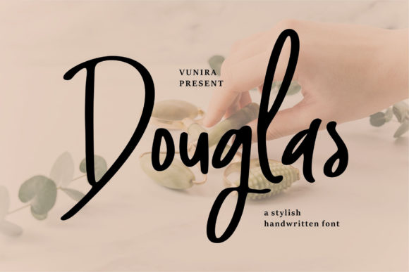 Transform Your Brand with Douglas: A Timeless Handwritten Font
