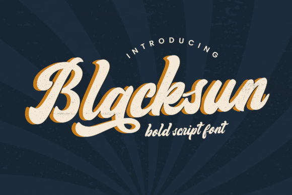 Transform Your Brand with the Bold Blacksun Font
