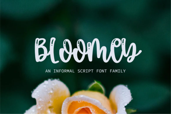 Unleash Creativity with Bloomey: A Charming Handwritten Font