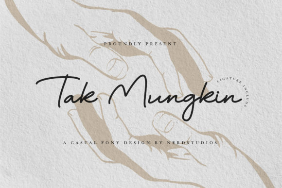Unleash Creativity with Tak Mungkin: A Handwritten Font Gem