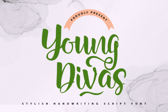 Young Divas: A Graceful Script Font for Editorial Elegance